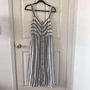 Zara Striped Maxi Dress w/ pockets
